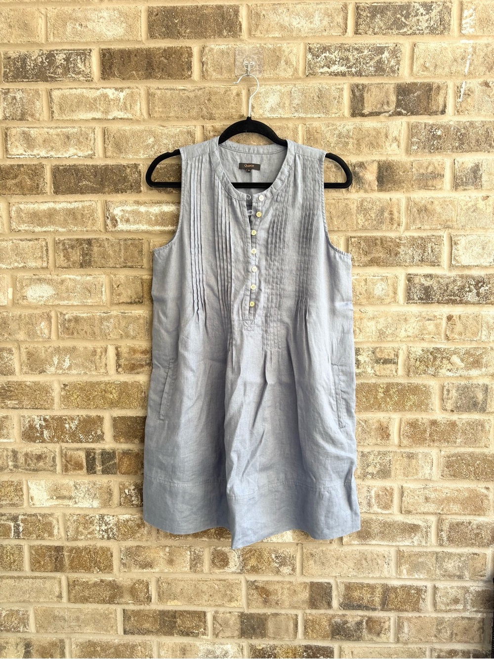 Quince Linen Dress with Pockets